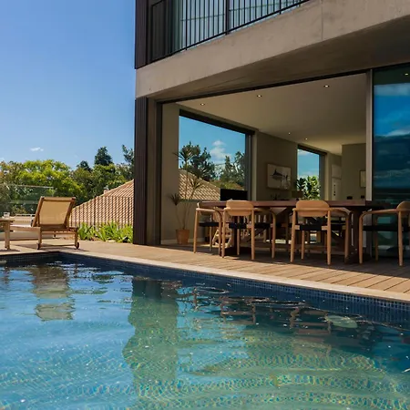 Blue Boat By Madeira