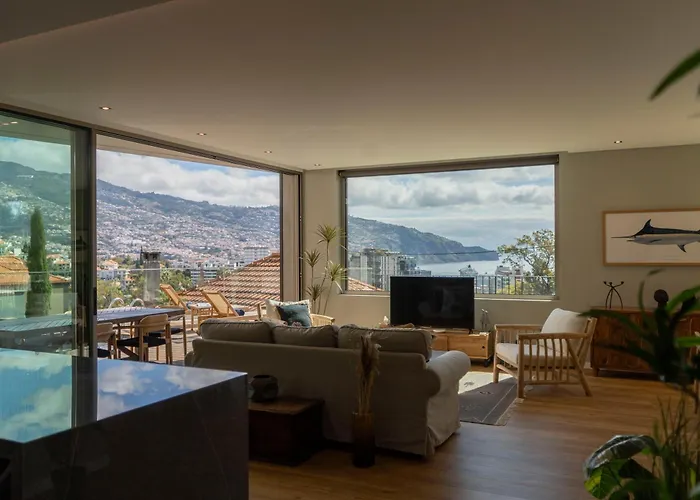 Blue Boat By Madeira *