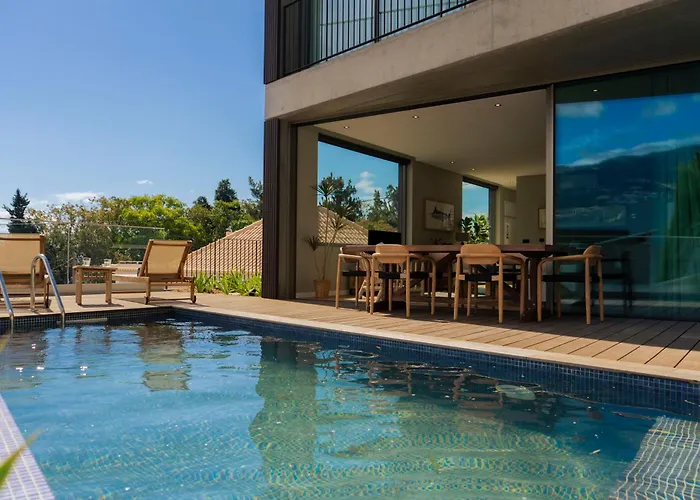 Blue Boat By Madeira